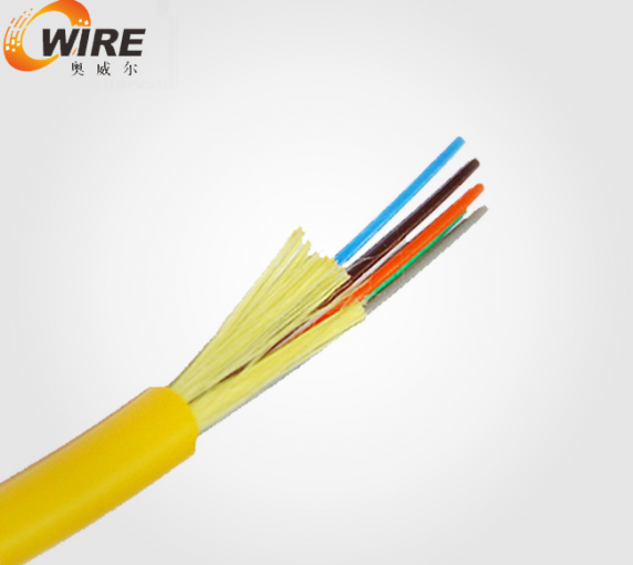 6 core single mode of bundled optical fiber cable